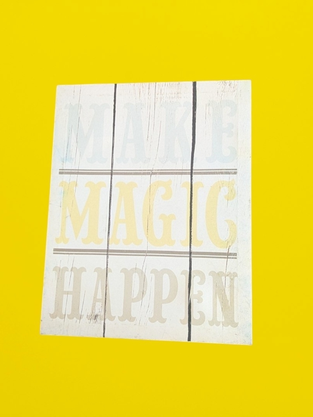 Make Magic Happen Canvas Hanging Wall Decor